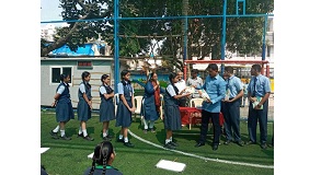 Shri. Sunil Rane visited Swami Vivekananda International School in Gorai, Borivali West and distributed 