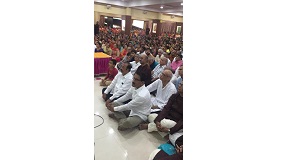 Shri. Sunil Rane attended the TPS Jain Derasar program at Bhatia Wadi, Borivali, and interacted with the citizens.