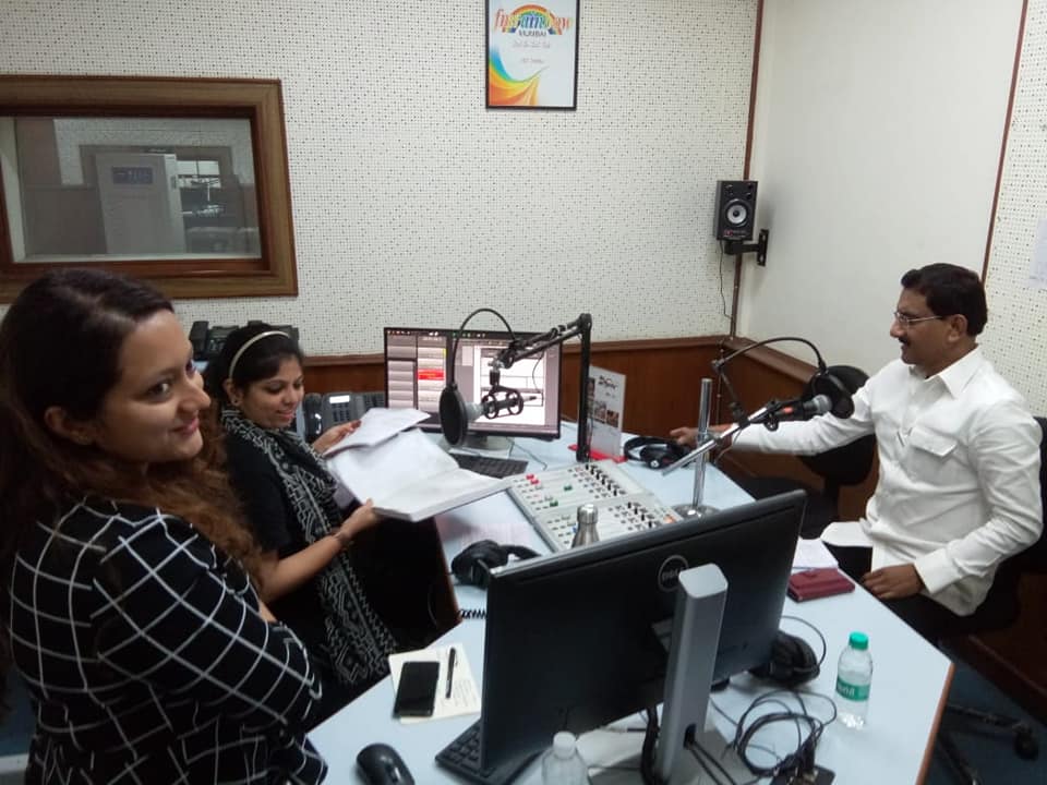 Shri. Sunil Rane FM Rainbow Radio 107.1mhz conducted an interview wherein we talked about the Manipur visits and the donation of an ambulance to the Ex-Servicemen at Churachandpur and distribution of laptops to the daughters of martyrs under Atharva Found