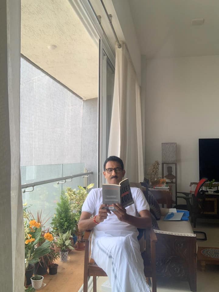 Reading is the only key to control the rolling mind. Be safe! Stay at home! Jai Hind