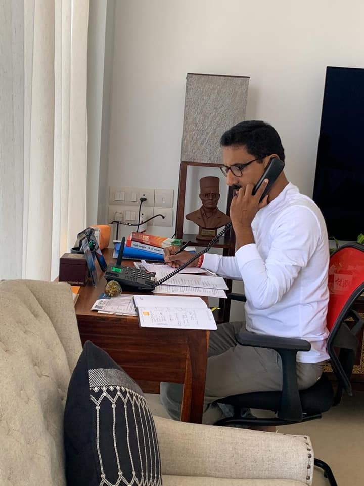 As the Government has declared 'Work from home' in the entire state due to the global pandemic, we all are obliged to do that same. I am working from home as I did all the planning, coordination, and implementation of the idea of distributing fruits, food