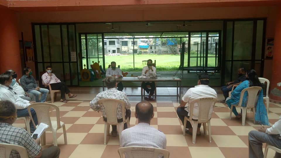 Shri Sunil Rane held a meeting with Karyakartas of the BJP Borivali Mandal at Gorai-2 in Borivali (West). Discussed about strengthening the BJP Sangathan.