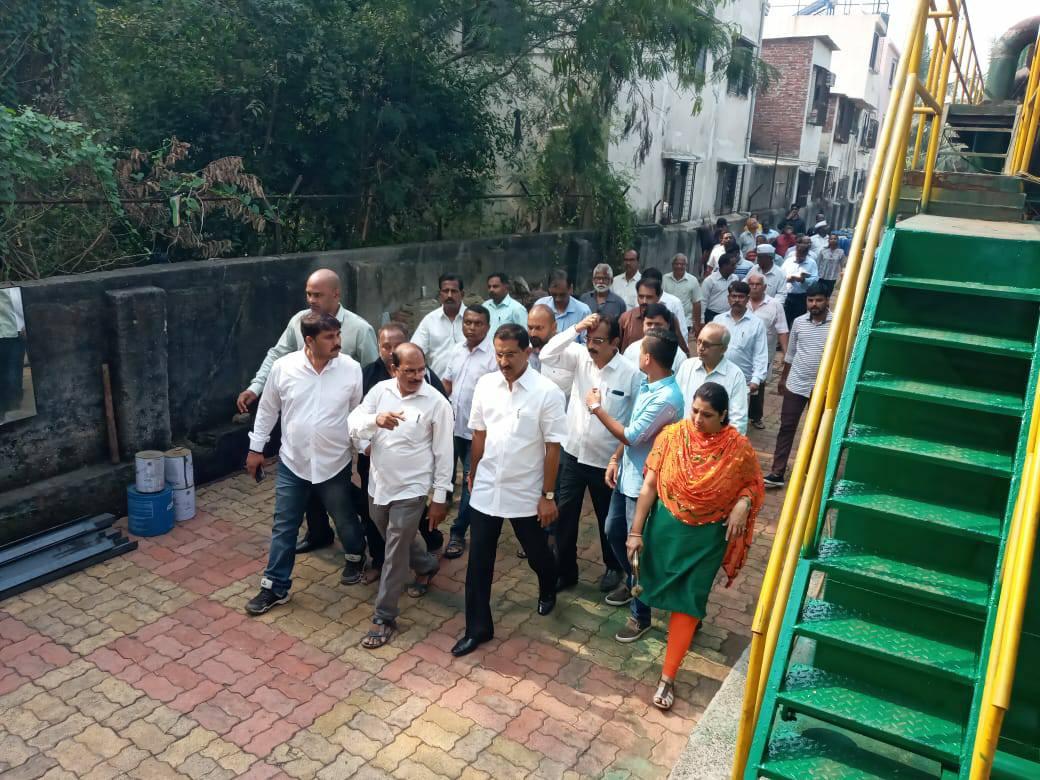 Shri. Sunil Rane administered the issue of the Sewage Treatment Plant in the Charkop area and interacted with the residents regarding the same.