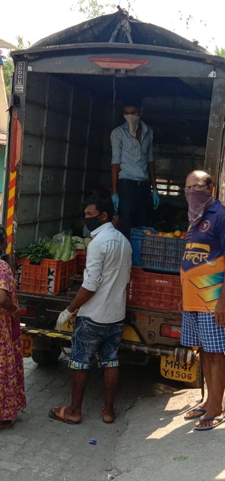 Due to the growing risks of #Coronavirus, we all are staying at home to break the chain of the virus. Therefore, with the support of Mr. Amar Mehta and Mr. Ganesh Jadhav, fruits and vegetables were distributed to the citizens of Charkop.