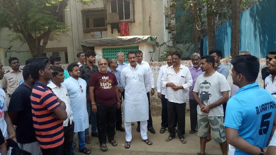 Shri. Sunil Rane visited Golden Krida Mandal and interacted with the young generation of Sports enthusiasts at Rajendra Nagar, Borivali.