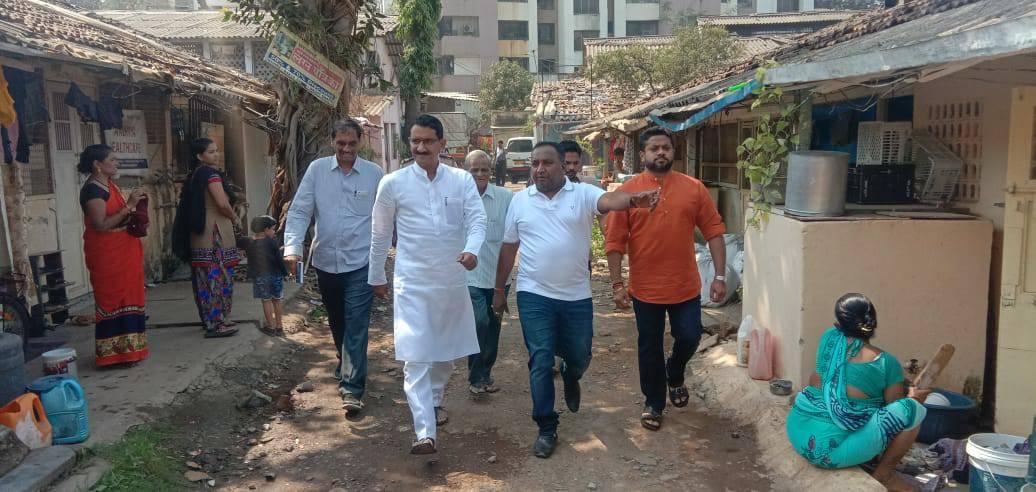 Shri Sunil Rane made a visit to Babhai Naka regarding the developmental issues of the locality. Also, visited Sharda Estate regarding the re-development issue.