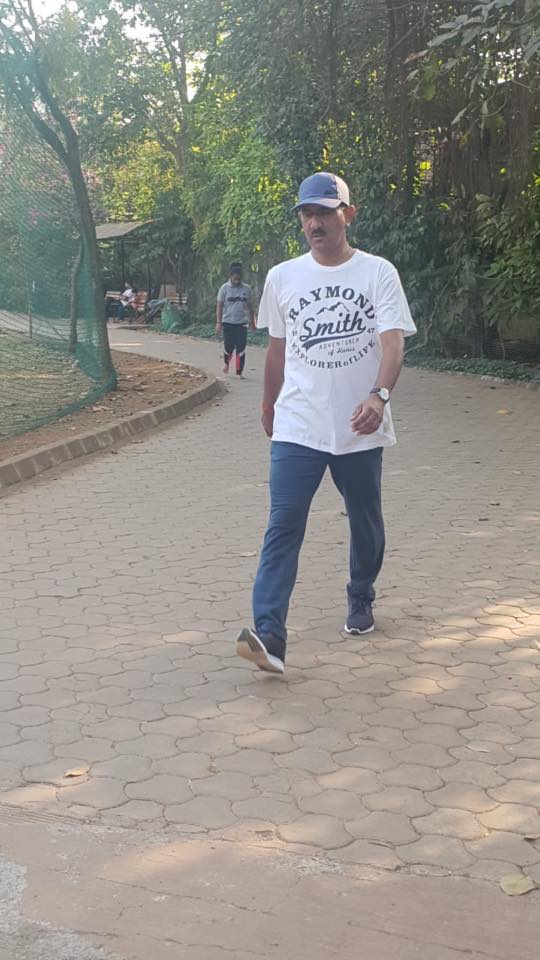 The Spirit of Sports keeps the body healthy and fit! Started the morning by taking a morning walk in the garden.