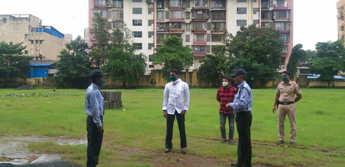 Shri Sunil Rane inspected the ongoing developmental work of Dodia Ground in Borivali, along with my colleagues.