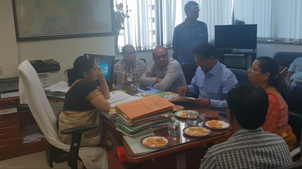 Shri. Sunil Rane conducted a meeting with the officials of Food Corporation of India