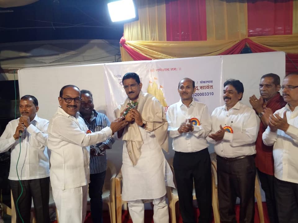 Shri. Sunil Rane delighted to be a part of Datta Jayanti Utsav 2019, which was organized by Shri Datta Seva Vishwasit Sanstha at Gorai 2, Borivali West.