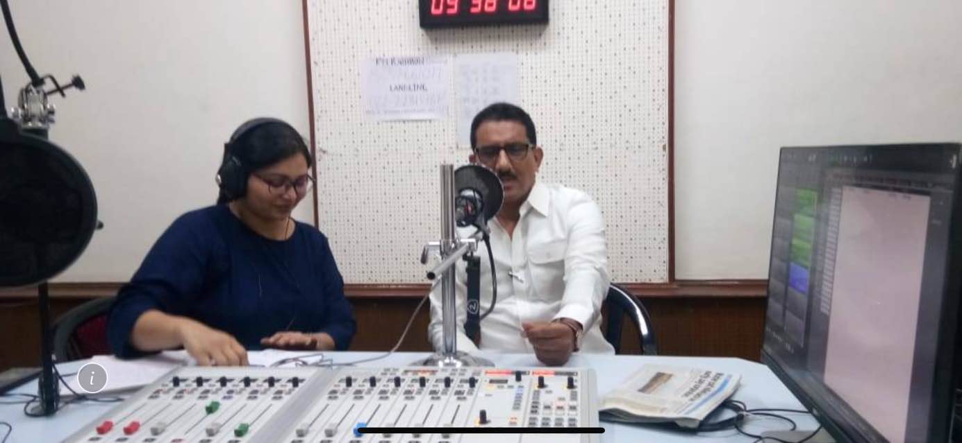 Interview of Shri. Sunil Rane  on FM Rainbow radio channel, Mumbai ( 107.1MHz)