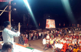 Sabha held at Bharni Naka, Antop Hill